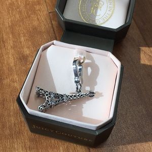 Silver Juicy Couture Eiffel Tower charm